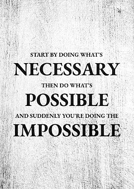 Necessary to Impossible