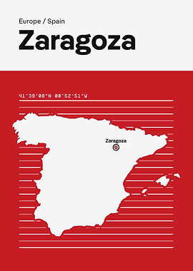 Zaragoza City Map