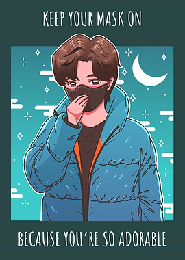 Handsome Guy Wear Mask