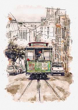 Watercolor San Francisco