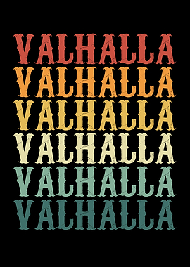 Valhalla in colour retro