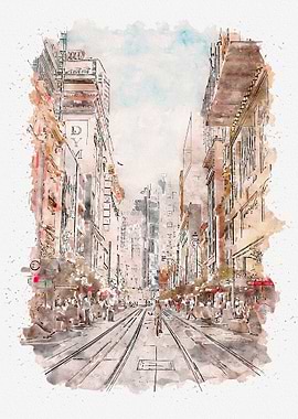 Watercolor Sydney