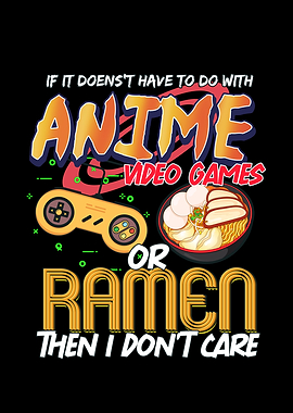 Anime Video Games Ramen