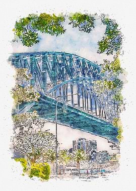 Watercolor Sydney