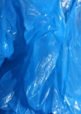 Nylon bag abstract macro