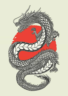 Asian Black Dragon