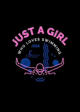 Swimming Funny Saying Just