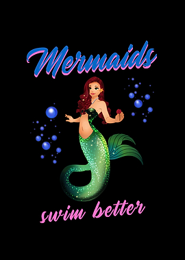Mermaid Swimming Mermaids