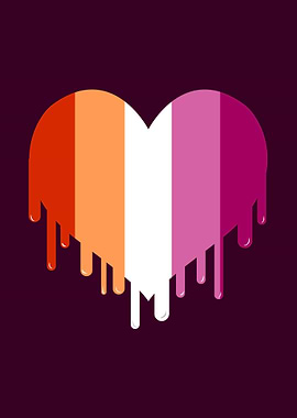 Dripping Lesbian Heart