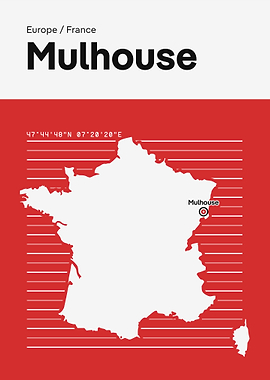 Mulhouse City Map