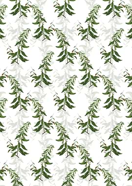 Goji Berry Tree Pattern