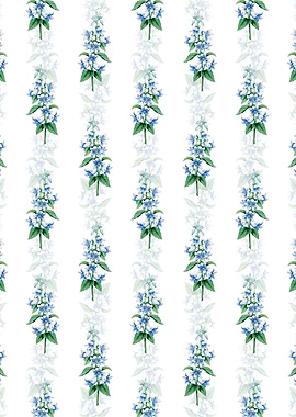 Floral Bellflowers Pattern
