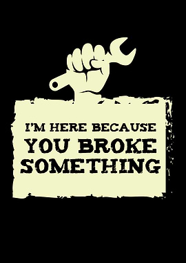 IM Here Because You Broke