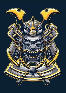 Japan samurai warrior