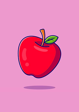 Apple fruit cartoon