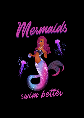 Mermaid Swimming Mermaids