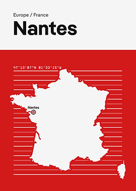 Nantes City Map