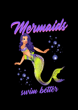 Mermaid Swimming Mermaids