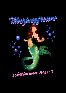 Mermaid Swimming Mermaids