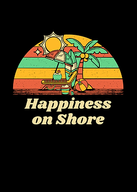 Happiness on Shore Beach