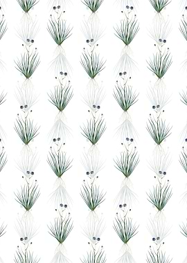 Blue Corn Lily Pattern