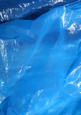 Bag nylon metal abstract