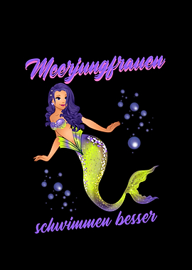 Mermaid Swimming Mermaids