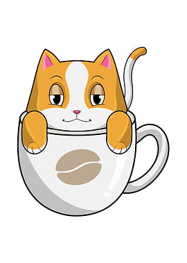 Cat Coffee Cup