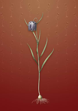 Vintage Chess Flower