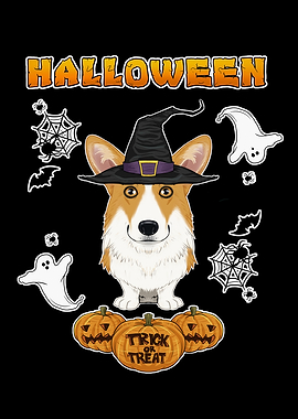 Happy Halloween Welsh Corg