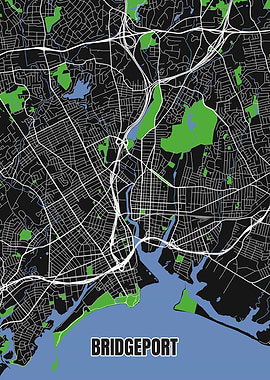 City map of Bridgeport