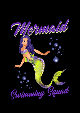 Mermaid Swimming Mermaid