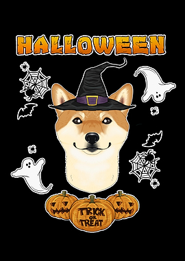 Happy Halloween Shiba Inu