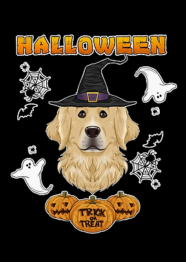 Halloween Golden Retriever