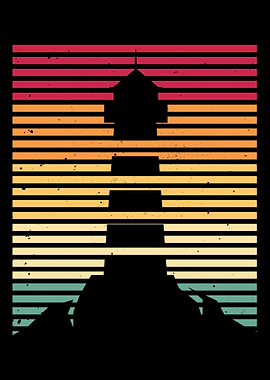 Retro Vintage Lighthouse