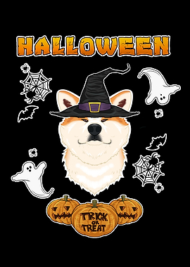 Halloween Akita Inu