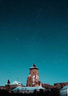 Medieval mythical castle