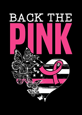 Back The Pink USA Flag