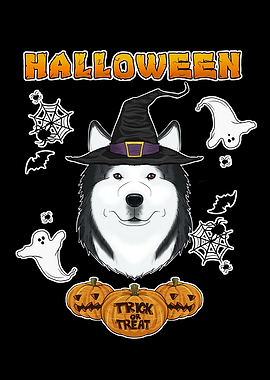 Happy Halloween I Husky