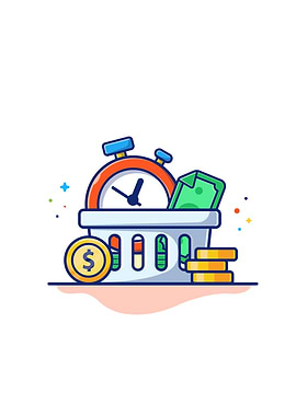 Stopwatch With Gold Coin