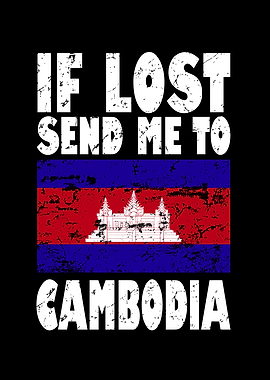 Cambodia Flag Saying