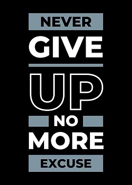 Never Give Up No More