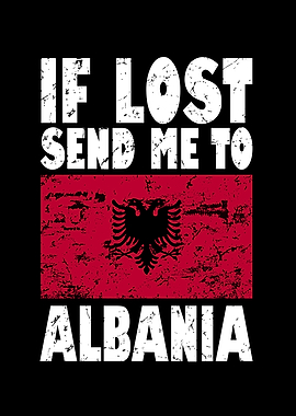 Albania Flag Saying