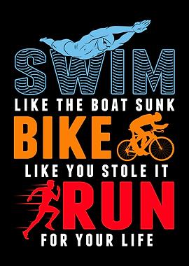Triathlon Swim Bike Run