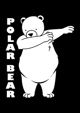 Polar Bear Dabbing Bear