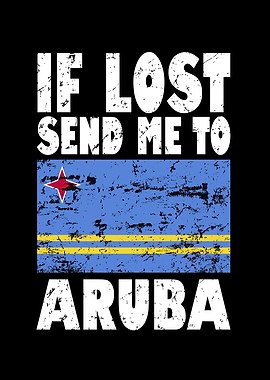 Aruba Flag Saying