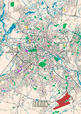 City map of Berlin
