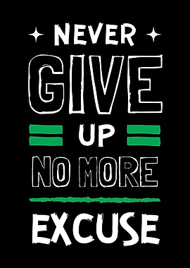 Never Give Up No More