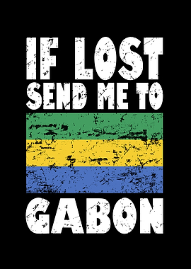 Gabon Flag Saying