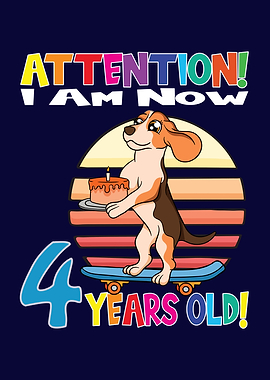 Dog I Am 4 Years Old